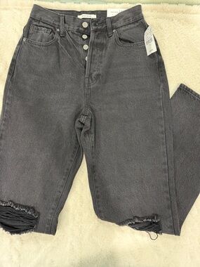 NWT Pacsun Cave Black High-Rise Dad Jeans